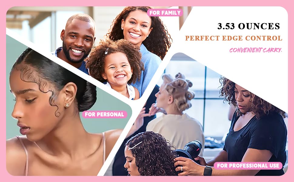 Adan Strong Hold Edge Control Gel 4 oz for Sleek, Defined Edges - Image 8