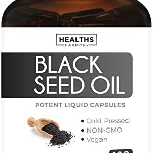 Black Castor Oil Hair Growth Supplement 500mg Capsules