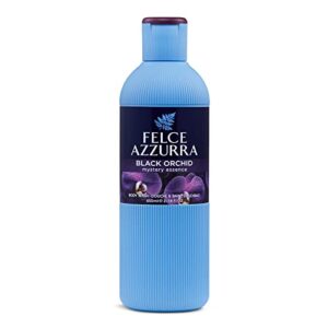 Luxurious Black Orchid scented body wash.