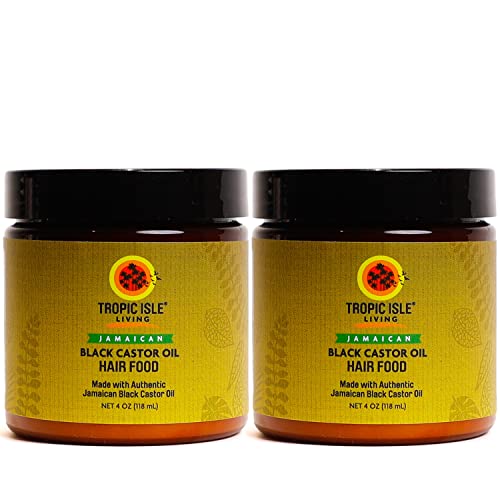 Tropic Isle Living 4oz Black Castor Oil for Hair Growth and Health