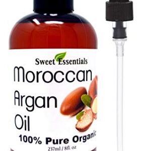100ml Cold-Pressed Pure Moroccan Argan Oil for Skin and Hair Care