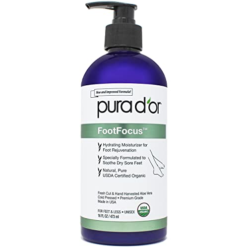 16 Oz Natural Hydrating Foot Cream for Dry Skin
