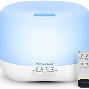 2-in-1 Air Humidifier and Oil Diffuser with 500ml Capacity for Home Use