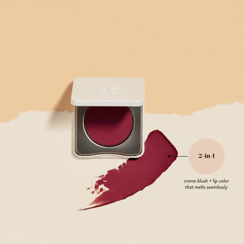 2-in-1 Cream Blush and Lip Stain, 0.5 oz, Long-Lasting Color for Cheeks and Lips - Image 2