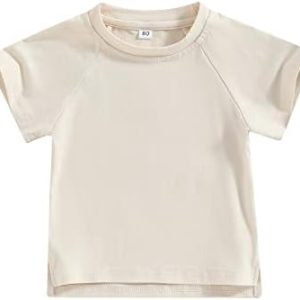 Cream baby shirt for infants.