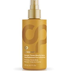 Frizz-fighting spray for smooth, sleek hair.