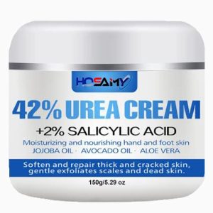 25% Urea Hydrating Foot Cream for Dry Cracked Heels, 16 oz Jar