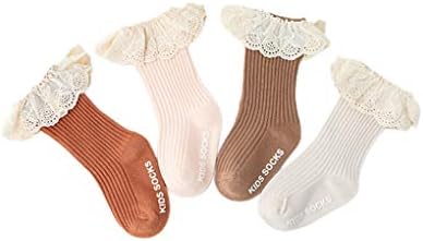 Cream long socks for babies. - Image 8