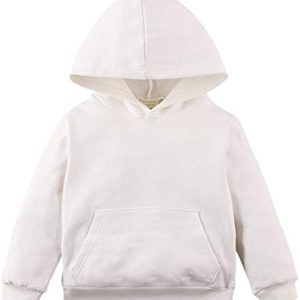 Cream hoodie for babies.