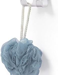 Bathroom Shower Gel Holder with Strong Adhesive, Space-Saving Wall Mount
