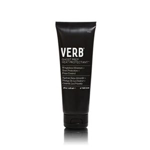 Frizz-free heat protection spray.