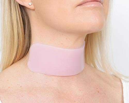 Neck pads for reducing wrinkles.