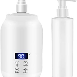 Portable Heated Lotion Dispenser for Soothing Warm Body Cream Application