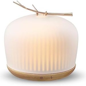 Airome Frosted Glass Ultrasonic Essential Oil Diffuser 200ml Capacity Adjustable Mist