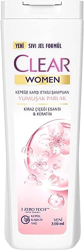 Gentle Clear Anti-Dandruff Shampoo for Dry Scalp, 12 fl oz Bottle