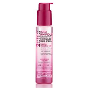 Frizz-fighting serum with pro vitamins.