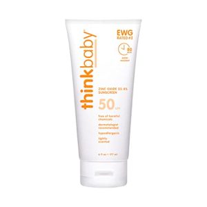 Organic Baby Sunscreen for Infants Under 6 Months Gentle Formula