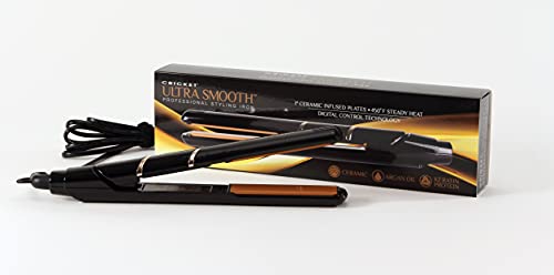 Argan Oil Infused 1 Inch Flat Iron for Smooth Hair Styling - Image 4