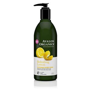 Avalon Organics Lemon Clarifying Shower Gel 12oz Refreshing Citrus Body Wash