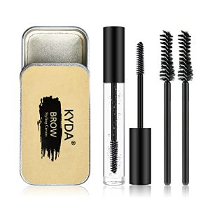 Clear brow gel for natural-looking brows.