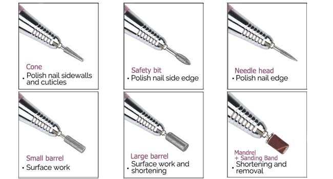 Rechargeable Electric Pedicure Set Professional Nail Care with Multiple Attachments - Image 6