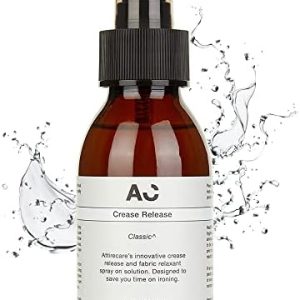 Wrinkle-fighting spray for shirts.