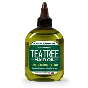 Argan and tea tree oil blend for skincare.