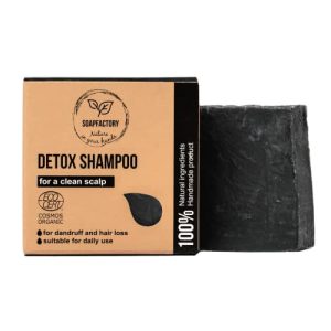 Dandruff-fighting shampoo made with natural ingredients.