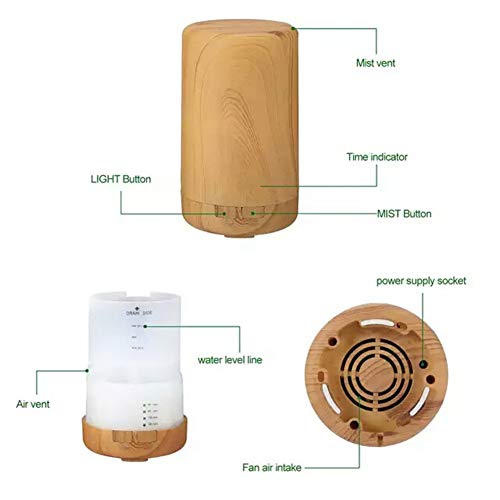 Amir Aroma Diffuser Kit with Essential Oils for Home and Office Large Capacity - Image 2