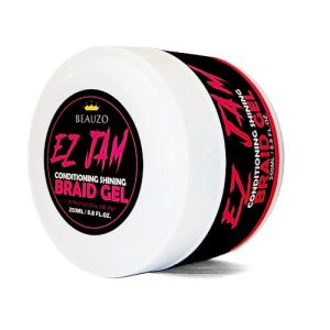16oz Black Castor Oil Gel for Natural Hair Locks and Twists