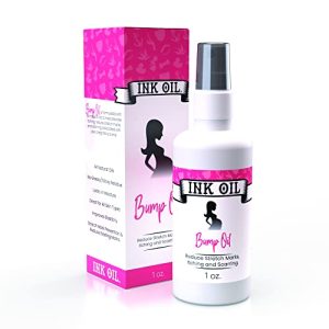 Organic Argan Oil Stretch Mark Moisturizer - 4 oz Bottle for Pregnancy Comfort