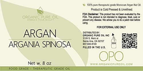 Organic Argan Oil for Skin and Hair, 4 oz Bottle, Cold-Pressed Quality - Image 3