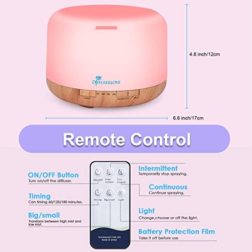 Aimason 500ml Essential Oil Diffuser for Aromatherapy and Relaxation - Image 2