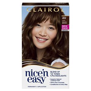 Argan Oil Chocolate Brown Hair Dye 4ch 4.2 oz for Rich Vibrant Color