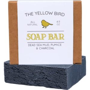 Exfoliating scrub with pumice for smooth skin.