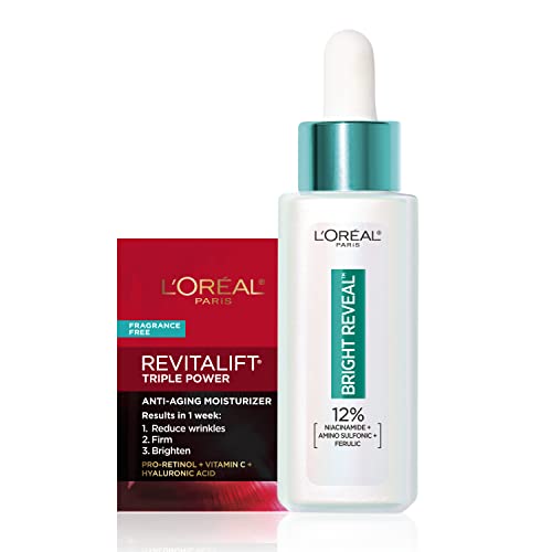 L'Oreal Youthful Skin Anti-Wrinkle Serum Age-Fighting Formula 1.0 oz