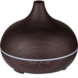 300ml Wood Grain Ultrasonic Aroma Diffuser and Humidifier for Home