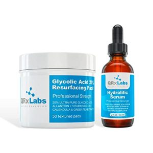 Glycolic Acid Exfoliating Peel Pads 30 Count for Anti-Aging Youthful Glow Skin Treatment