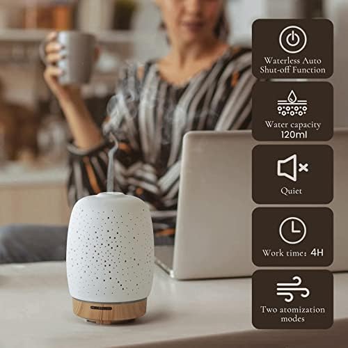 300ml Ultrasonic Aroma Mist Essential Oil Diffuser for Home and Office - Image 2