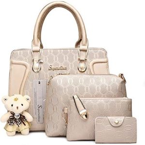 Elizabeth Arden Pink Tote Bag Spacious Design Everyday Use Medium Size