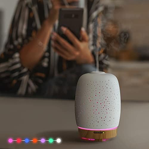 300ml Ultrasonic Aroma Mist Essential Oil Diffuser for Home and Office - Image 4