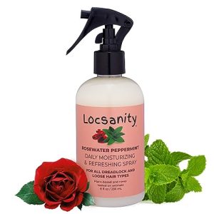 Dandruff-fighting leave-in spray for hair.