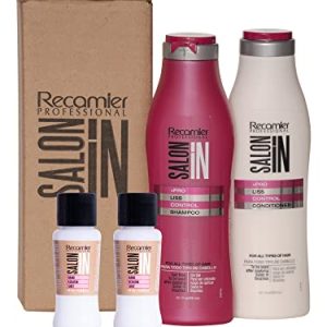 Frizz-Fighting Shampoo and Conditioner Set for Smooth Hair, 12 oz Bottles