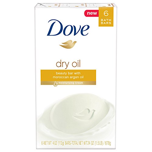 Dove Moisturizing Bar Soap with Argan Oil for Soft Skin 100g - Image 2