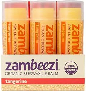 Alba Tangerine Lip Balm ? Petroleum-Free