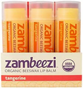 Alba Tangerine Lip Balm ? Petroleum-Free