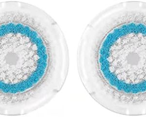 Clinique Sonic Foaming Sonic Facial Cleansing Brush Head for Gentle Exfoliation 2 Count