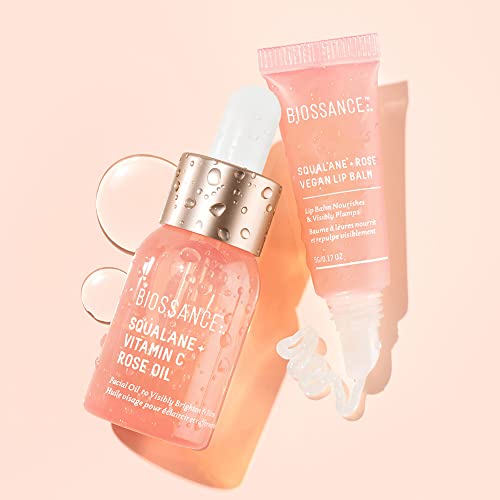 Rose vegan lip balm with squalane. - Image 3