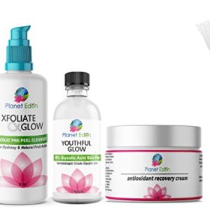 L?Oreal Glycolic Peel Kit for exfoliating and brightening skin.