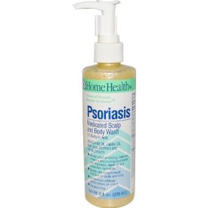 Soothing body wash for psoriasis relief.